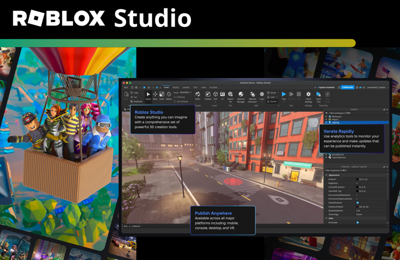 Roblox Studio game design